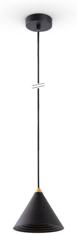 Paco Home - Lampe Pendelleuchte Esstisch Hängelampe Küche Vintage Metall E27 Schwarz-Gold, Ø15,5cm