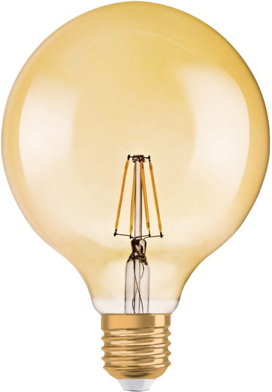 Osram - led Vintage Edition 1906, in Ballform mit E27-Sockel, Dimmbar, Ersetzt 51 Watt, Klar, Warmweiß - 2400 Kelvin, 1e...
