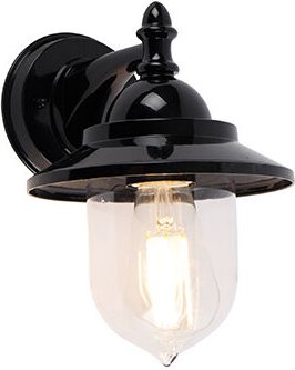 Klassische Außenwandleuchte schwarz IP44 - Oxford