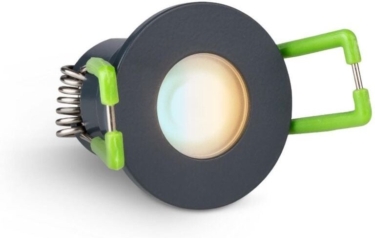 Einbaustrahler Mini Livorno 3W IP65 durchverbindbar - Lichtfarbe: CCT 2700K-5500K - Farbe: anthrazit RAL 7016