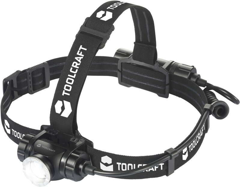 Toolcraft - TO-7838472 smd led Stirnlampe akkubetrieben 1000 lm 5.5 h TO-7838472