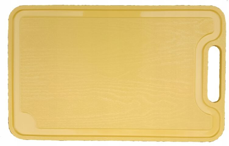 XXL GELBES Küchenschneidebrett aus Kunststoff
