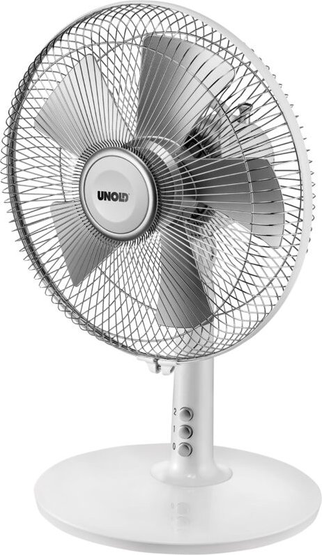 Tischventilator 86810, Silverline, 25 w, weiß/silber - Unold