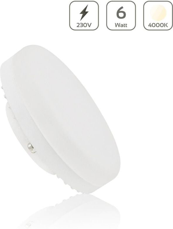 LED Lampe GX53 6W 230V - Lichtfarbe: 4000K neutralweiß