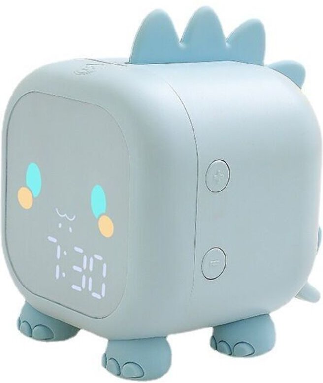 FOREHILL Silikon-Drachenwecker mit Lampe, intelligenter Wecker, blaues Licht