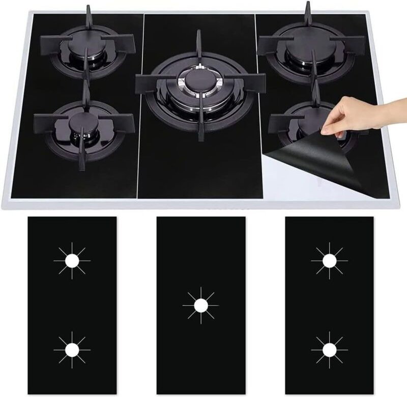 Gaskochfeldschutz – Herdmatte für Brenner – Schutzabdeckung für Kochfelder