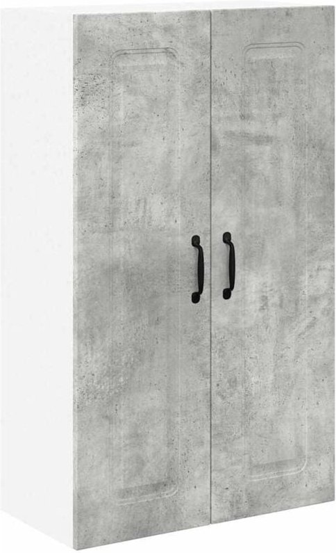 Küchenwandschrank Beton Grau 60 x 31 x 100 cm Holzwerkstoff vidaXL