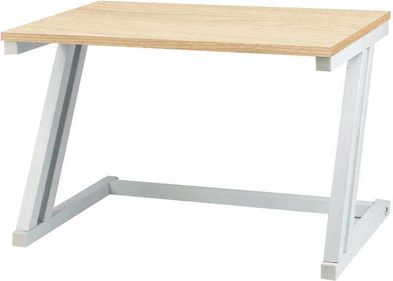 Mikrowellenregal mit 4 Haken,2-Stufiges,57 x 38 x 38 cm,Walnussfarbe - Haloyo