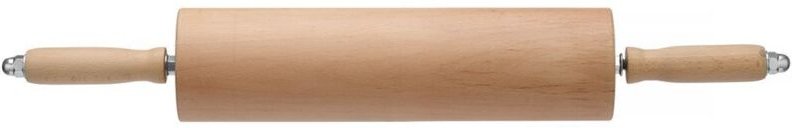 Nudelholz aus Holz mit Kugellager, Durchmesser 90 x 667 mm