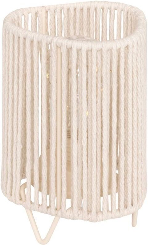 Atmosphera - LED-Lampe Akku Oda weiß H17cm -