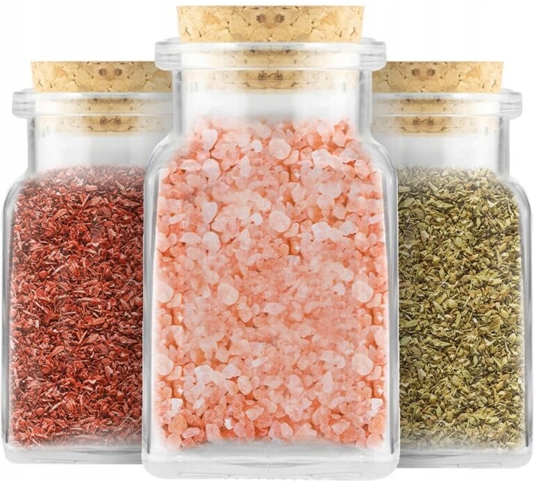 12 x 150 ml Gewürzgläser mit Korken