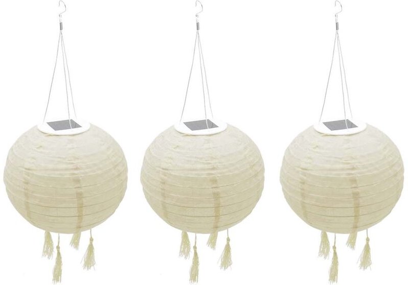 Lumi Jardin - Solarhänger 3er Set himalaya ∅30cm