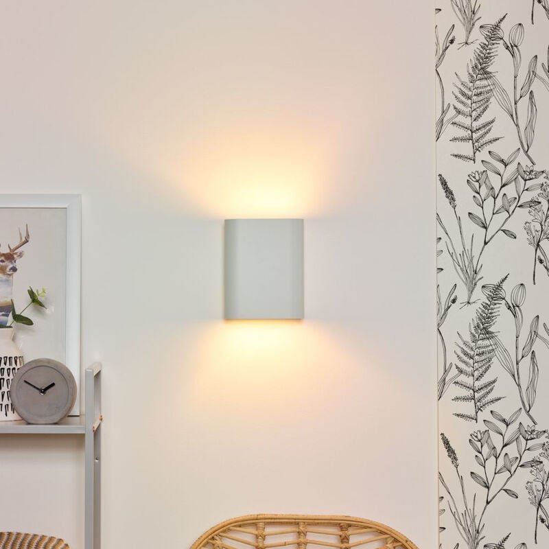 Ovalis - Wandleuchte - 2xE14 - Weiß - Lucide