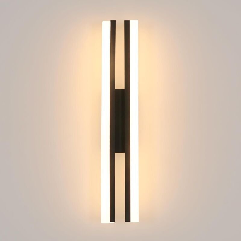 Thumbnail - Comely - LED-Wandleuchte, 16 w, 1800 lm, moderne Innenwandlampe, 3000 k Warmweiß, schwarze Aluminium-Wandleuchte für Woh...