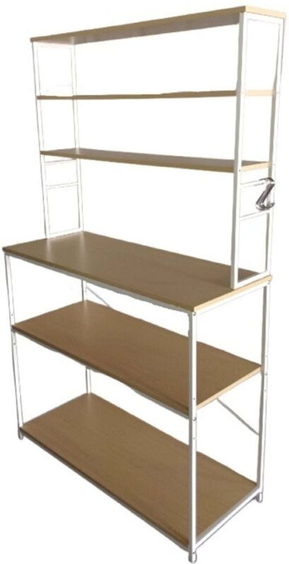 Küchenregal mit Arbeitsfläche und Stauraum