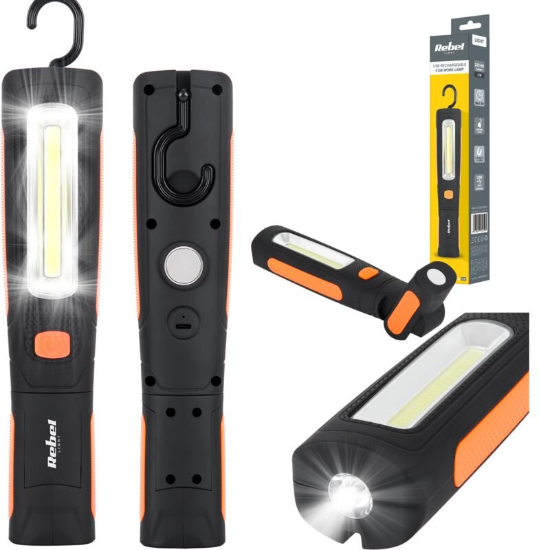 Rebel Akku-Werkstattlampe