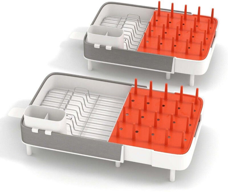 Northix - Verstellbares abtropfgestell mit abnehmbarem besteckhalter tassenhalter erweiterbar