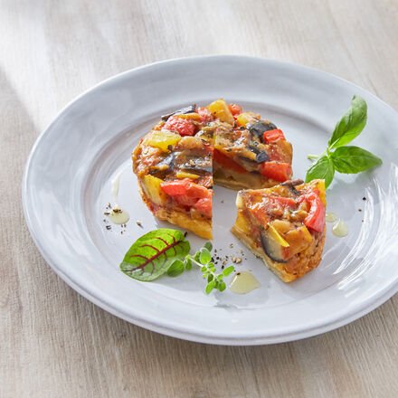 Gemüsetarte handgefertigt - Ca. 18 Stück, 1,4 kg, tiefgekühlt, französische Rezeptur, servierfertig in 20 Min.