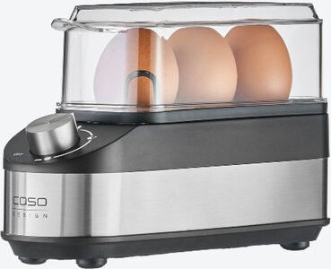 Thumbnail - Caso Eierkocher E3 für 3 Eier - Kompakt, ideal für 1-2 Personen, Härtegradwahl per Drehregler, automatische Abschaltung,...