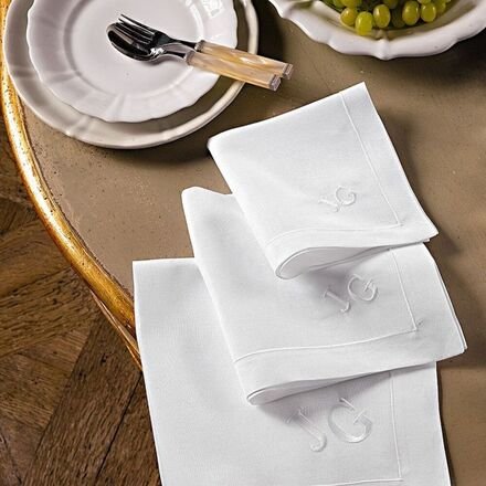 Serviette, 60 x 60 cm, 5 cm Saum