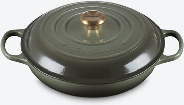 Le Creuset Gourmet Profitopf Ø 30 cm - Gusseisen, 3,5 l, mit Deckel, alle Herdarten inkl. Induktion, ofenfest bis 260 °C...