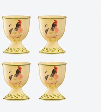 4 Eierbecher Hahn