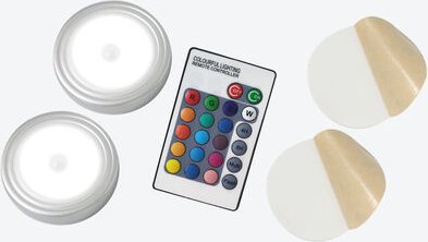 LED-Leuchte mit Fernbedienung, 2 Stück
