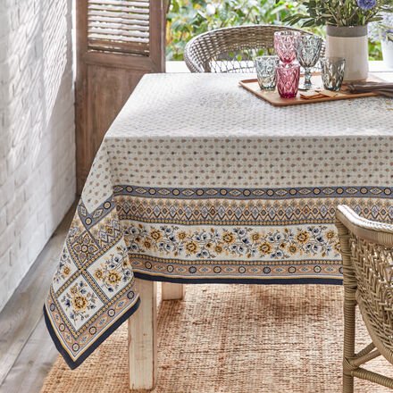 Florale Tischdecke, 140 x 250 cm