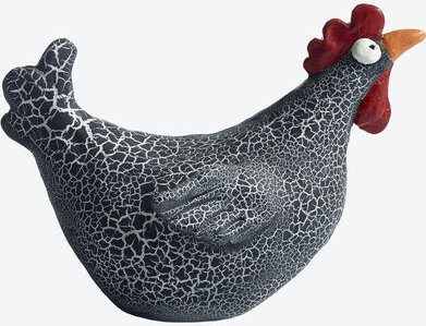 Dekohuhn, groß, schwarz