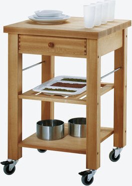 Landhaustisch mit 1 Weidenkorb, 60 x 60 cm, 38 kg