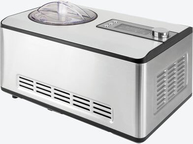 Professionelle Eismaschine - 2 l Aluminium-Eisbehälter, selbstkühlender Kompressor bis -35 °C, Timer 5-60 Min., 220-240V...