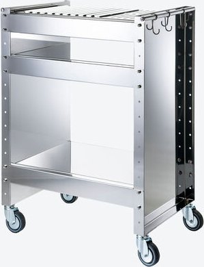 Edelstahl-Grillwagen