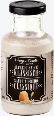 Thumbnail - Hagen Grote Alfredo Sauce 260 ml - cremig-mild, mit Sahne & Käse, servierfertig, italienisch, für Pasta & Risotto, 2-3 P...