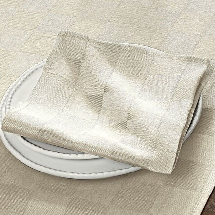 Servietten, 45 x 45 cm, 4 Stück, Farbe Natur