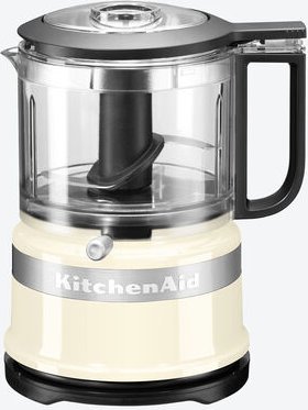 KitchenAid Mini-Food-Processor creme, 830 ml, Ø 15 cm, 22 cm hoch, wiegt 1,3 kg