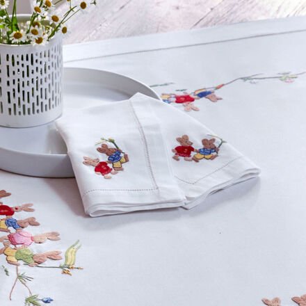 Osterhasen-Serviette, 40 x 40 cm, 4 Stück