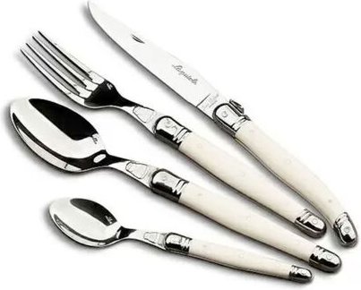 Servierlöffel Laguiole grün "Provence"