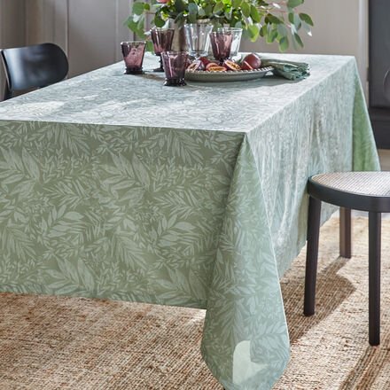 Jacquard Tischdecke Hainbuche, 175 x 175 cm, 100 % Baumwolle, waschbar bei 60 °C