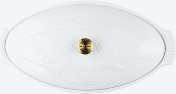 Thumbnail - Le Creuset Fischbräter, Weiß, 21 x 41 x 4 cm (B/T/H), 1,6 l Inhalt,Steinzeug glasiert, stoß-, kratz- und spülmaschinenfe...