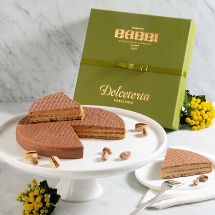 Dolcetorta Vollmilch-Pistazie, Ø 21 cm, 4,5 cm hoch