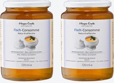 Fisch, 2 Gläser-Consommé à 720 ml