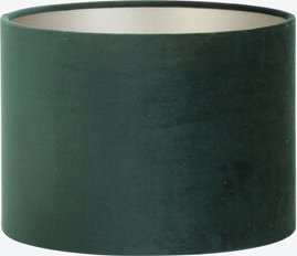 Tisch Lampenschirm, Velour, grün 30 x 21 cm