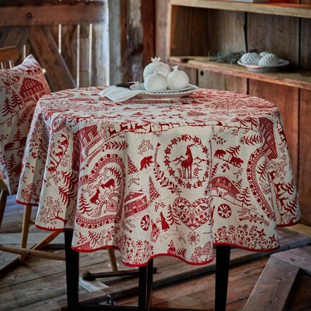 Tischdecke Winter, Ø 140 cm