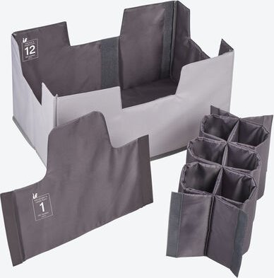 Kofferraum Organizer faltbar - 39 l Inhalt, mit Trennfächern, vielseitig einsetzbar, für Aufbewahrung, Red Dot Design Aw...