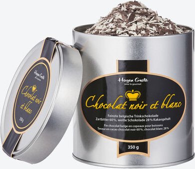 Trinkschokolade Chocolat noir et blanc 350 g