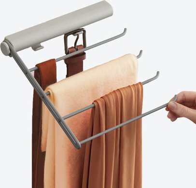 Krawatten- und Gürtelhalter, 22 x 22 x 3 cm (B/H/T)