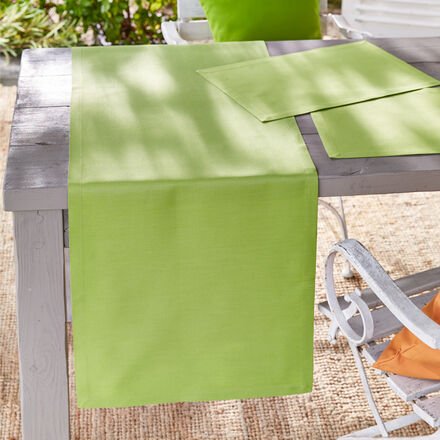 Uni Outdoor-Tischläufer, 50 x 140 cm, grün