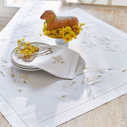 Tischdecke Schäfchen, 170 x 300 cm