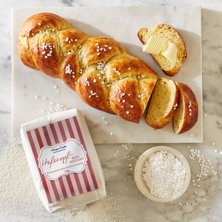 Hagen Grote Hefezopf Backmischung 1 kg - traditionelles Rezept, gelingsicher, krustig, klassisch, ideal für Sonntagsfrüh...