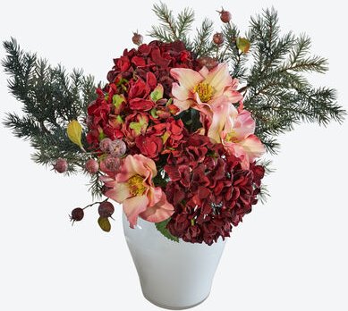 Hortensie Christrosen Strauß